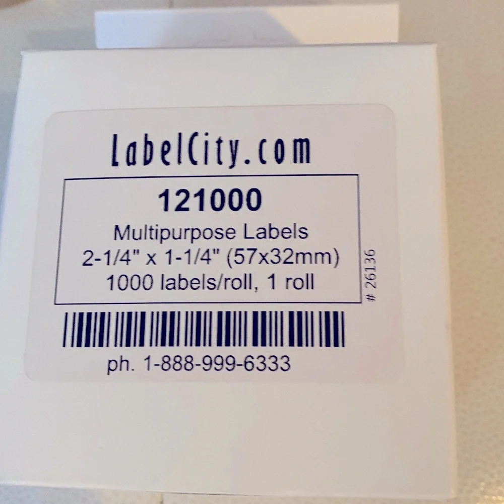 Labels for Dymo Label Machine New-Lot of 5 Rolls Multi-purpose  Organize Office