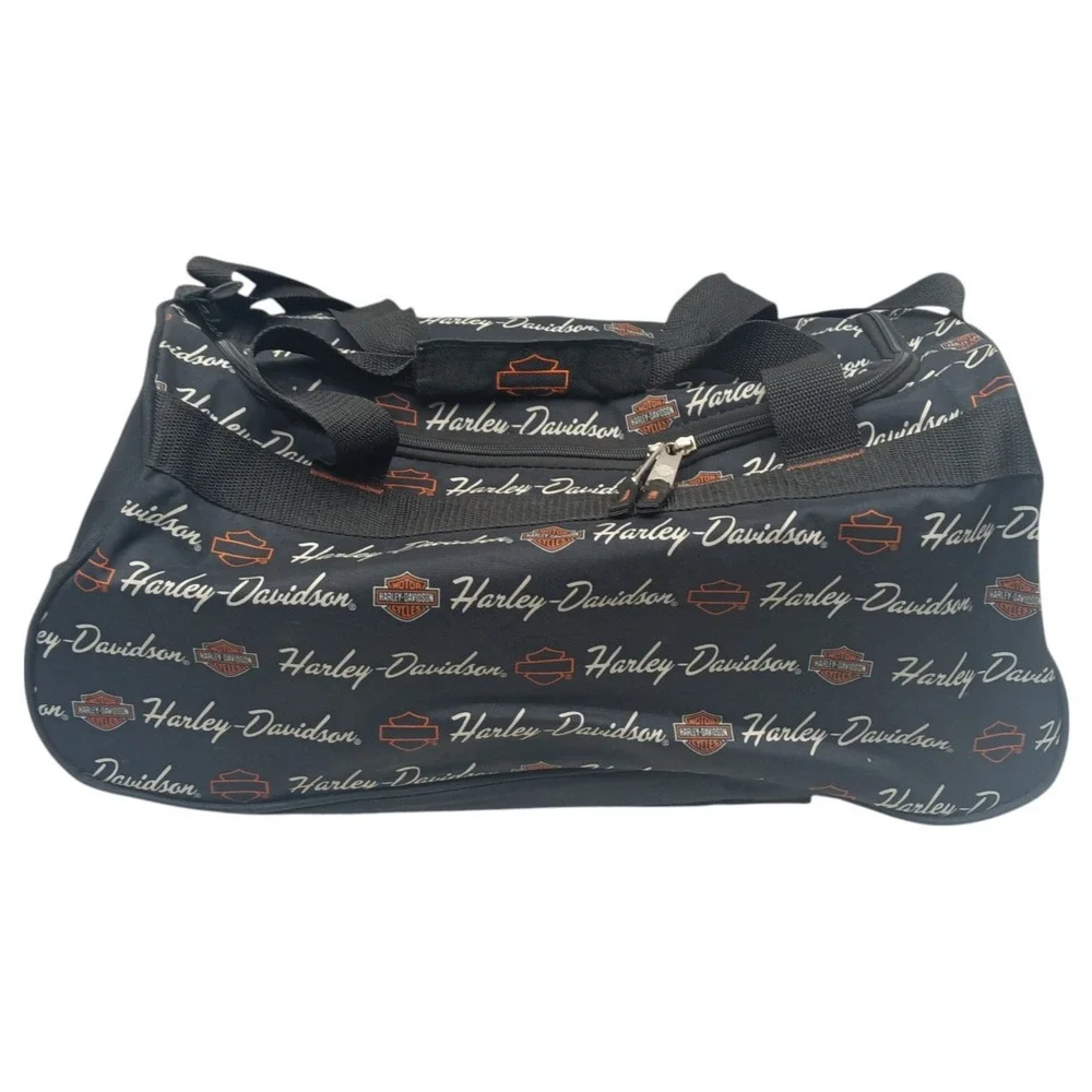 Duffel Bag Harley Davidson Logo Black Zip 20