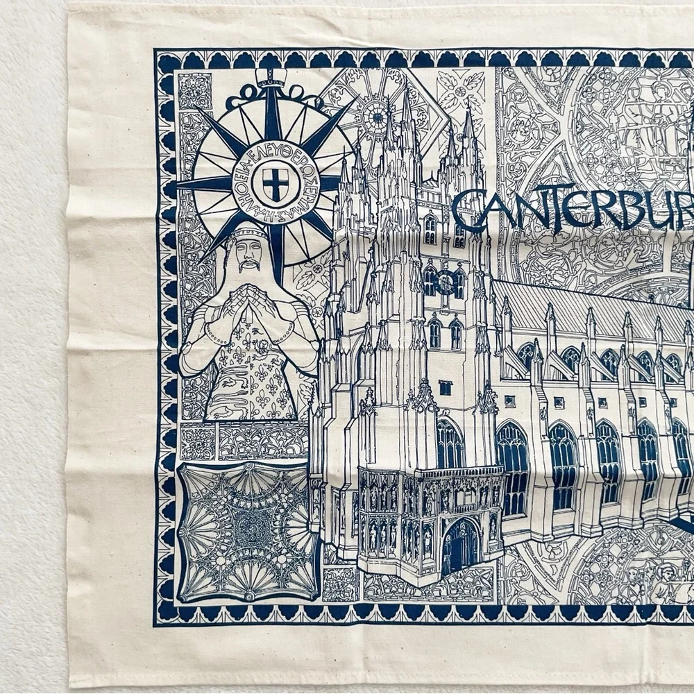 Vintage canterbury cathedral