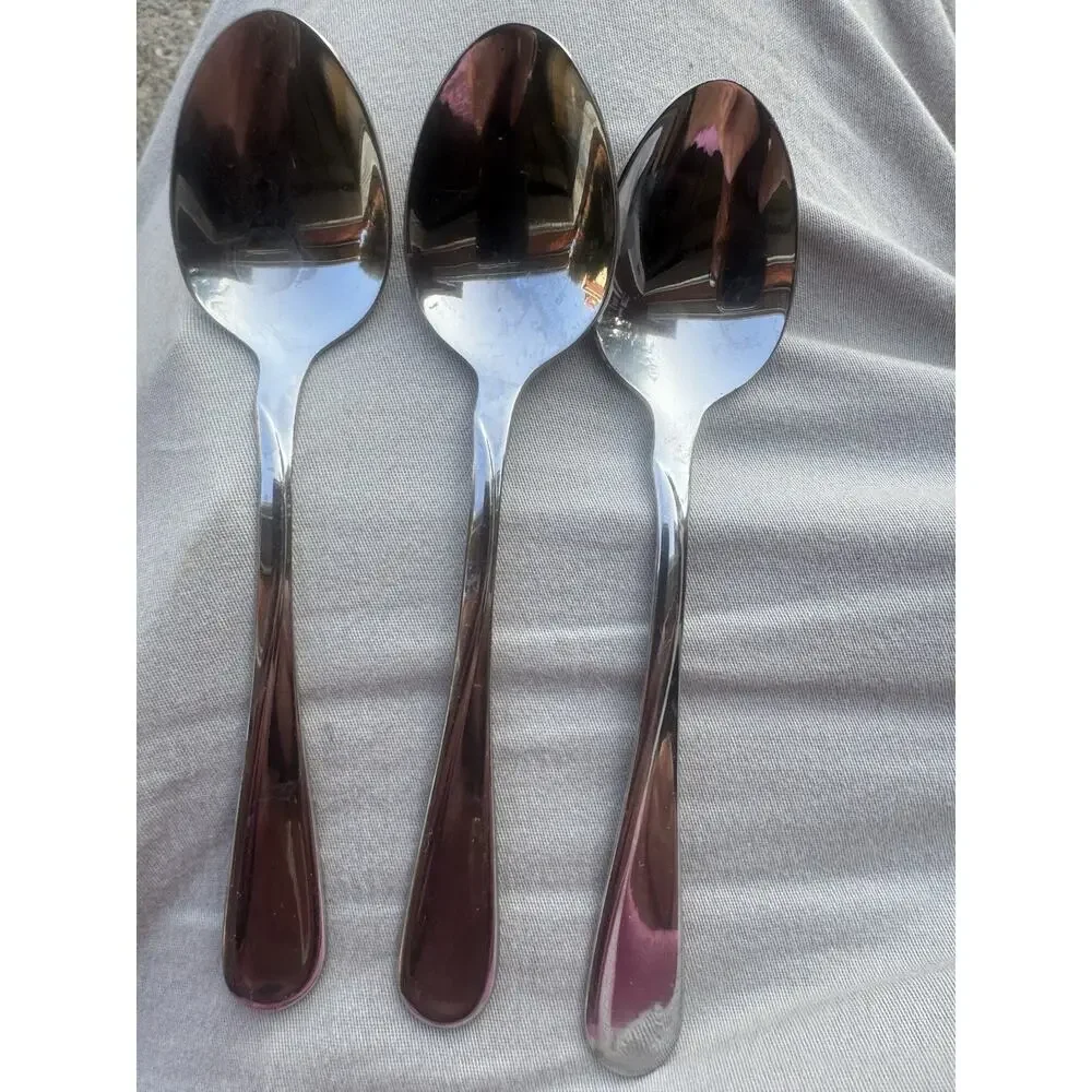 Oneida Stainless Steel Teaspoons Lot of 3 Replacement Flatware Made in China