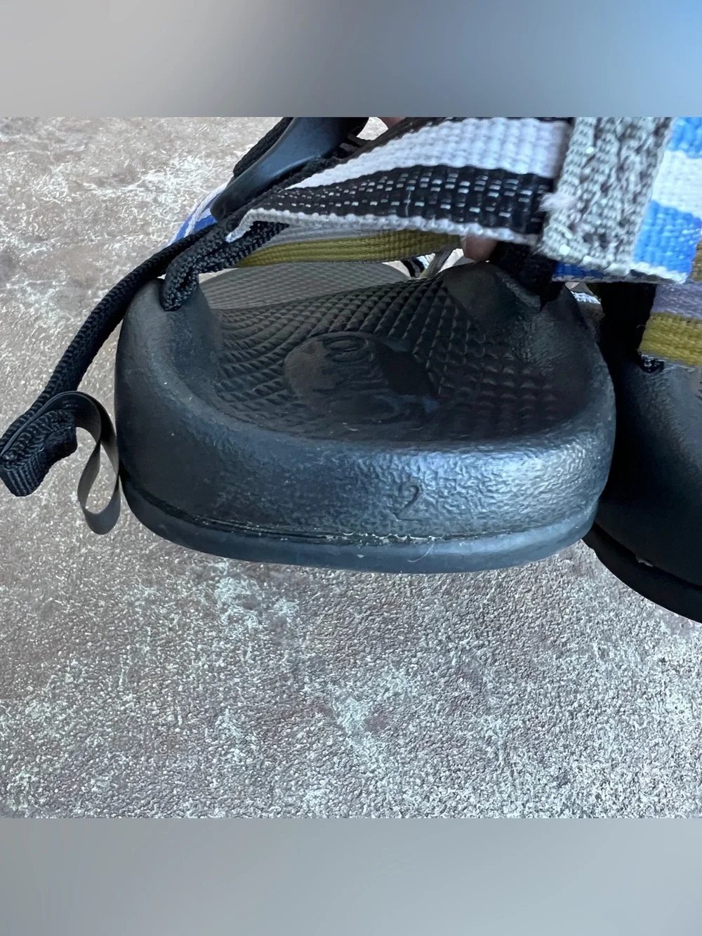 Chaco sandal buckle black