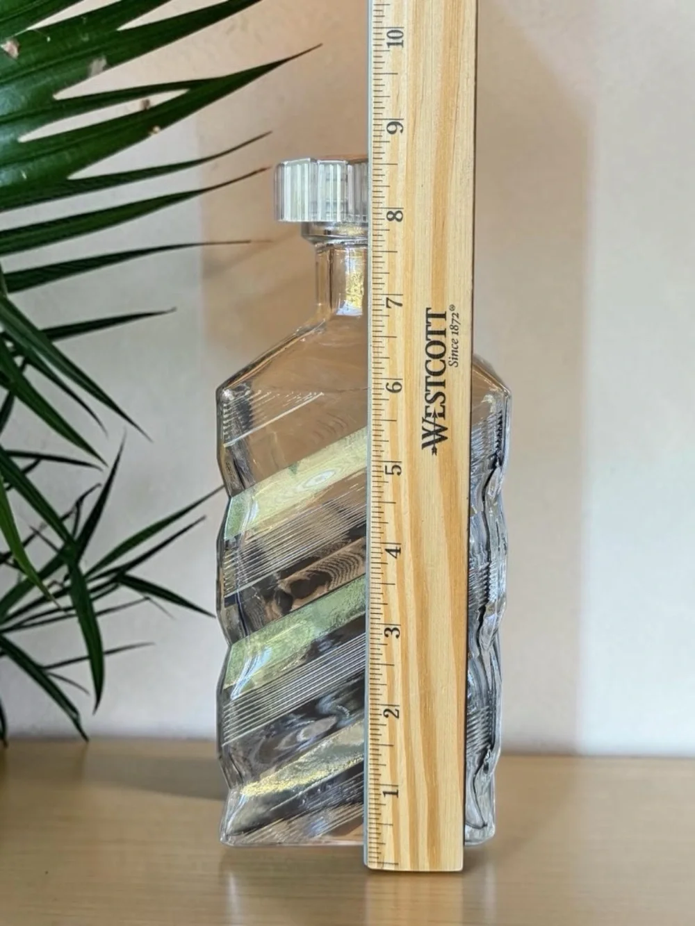 Vintage I.W. Harper Kentucky Bourbon Glass Decanter Bottle | Retro Barware