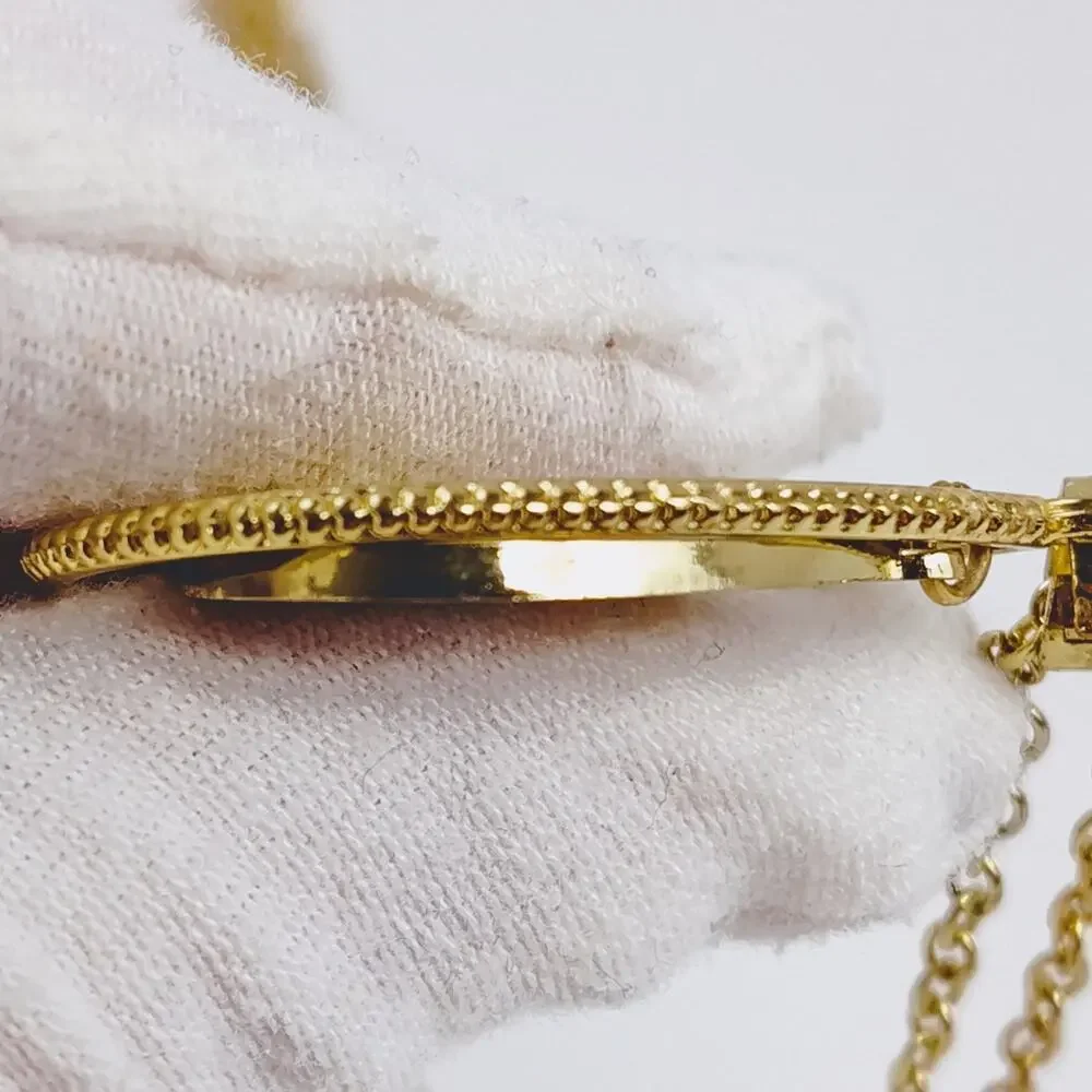 Disney Beauty and the Beast Belle Necklace Gold Teardrop