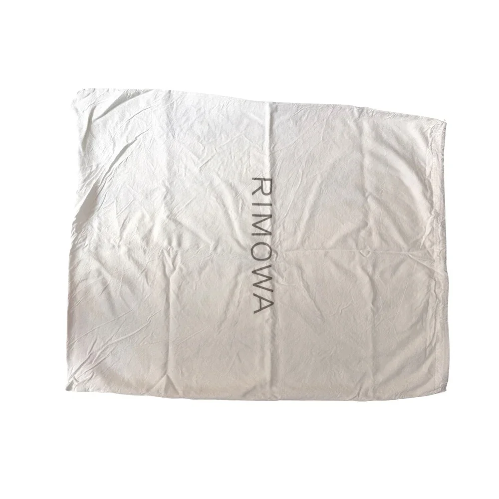 RIMOWA Dust Bag 31x25.5 White Drawstring Storage Cover Cotton