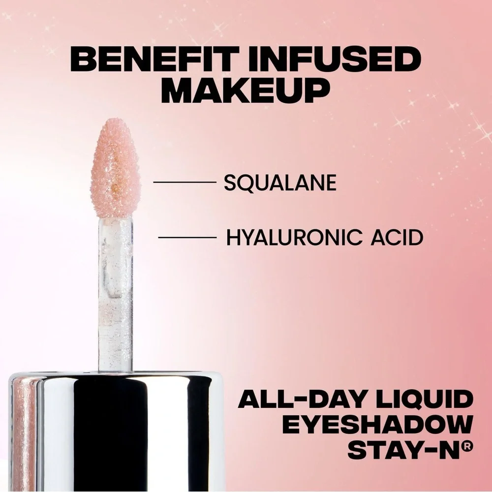Sacheu Long Wear Liquid Eyeshadow STAY-N 01 Candy Dipp’d Champagne Shimmer