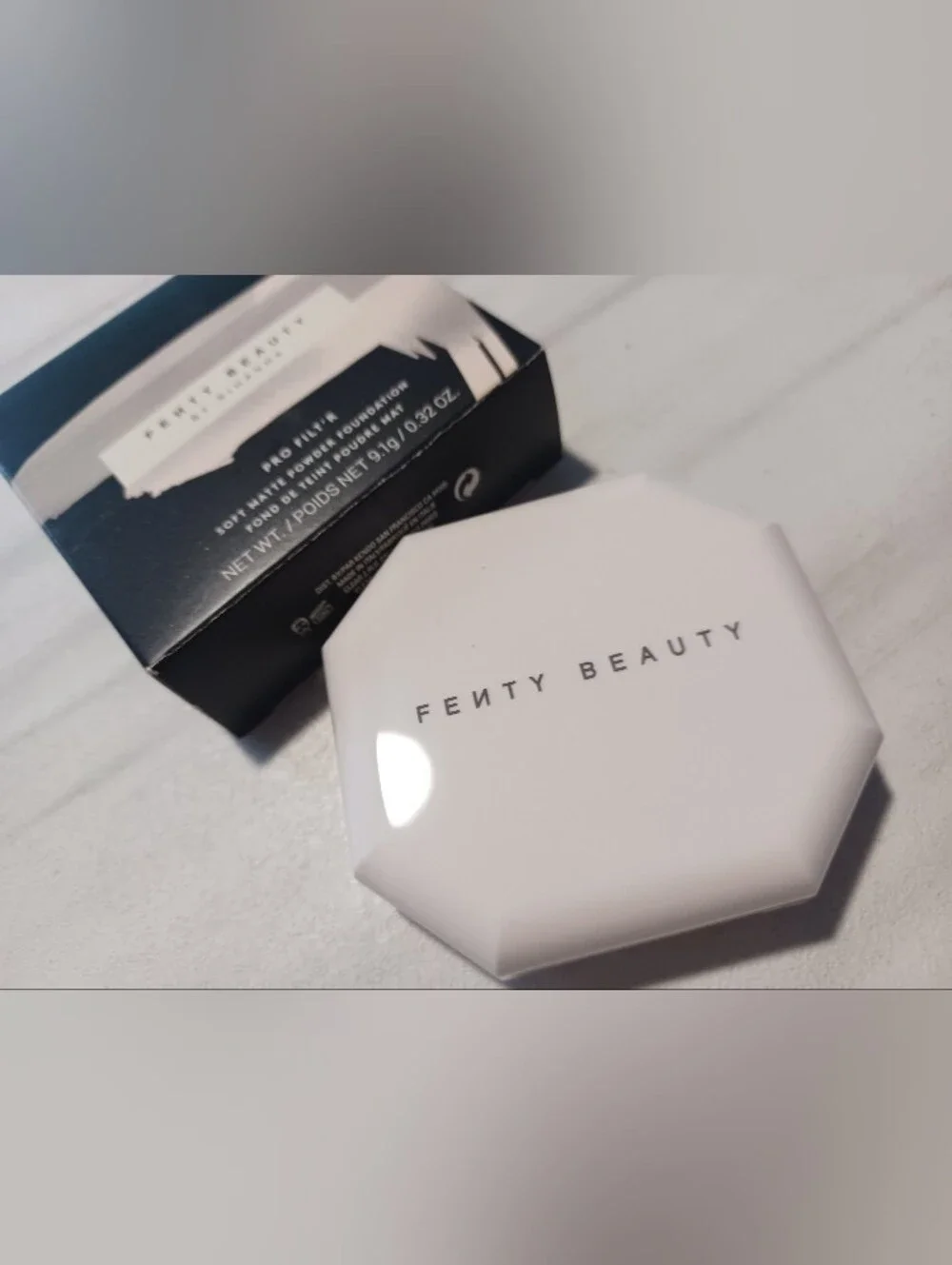 Fenty Beauty finishes makeup