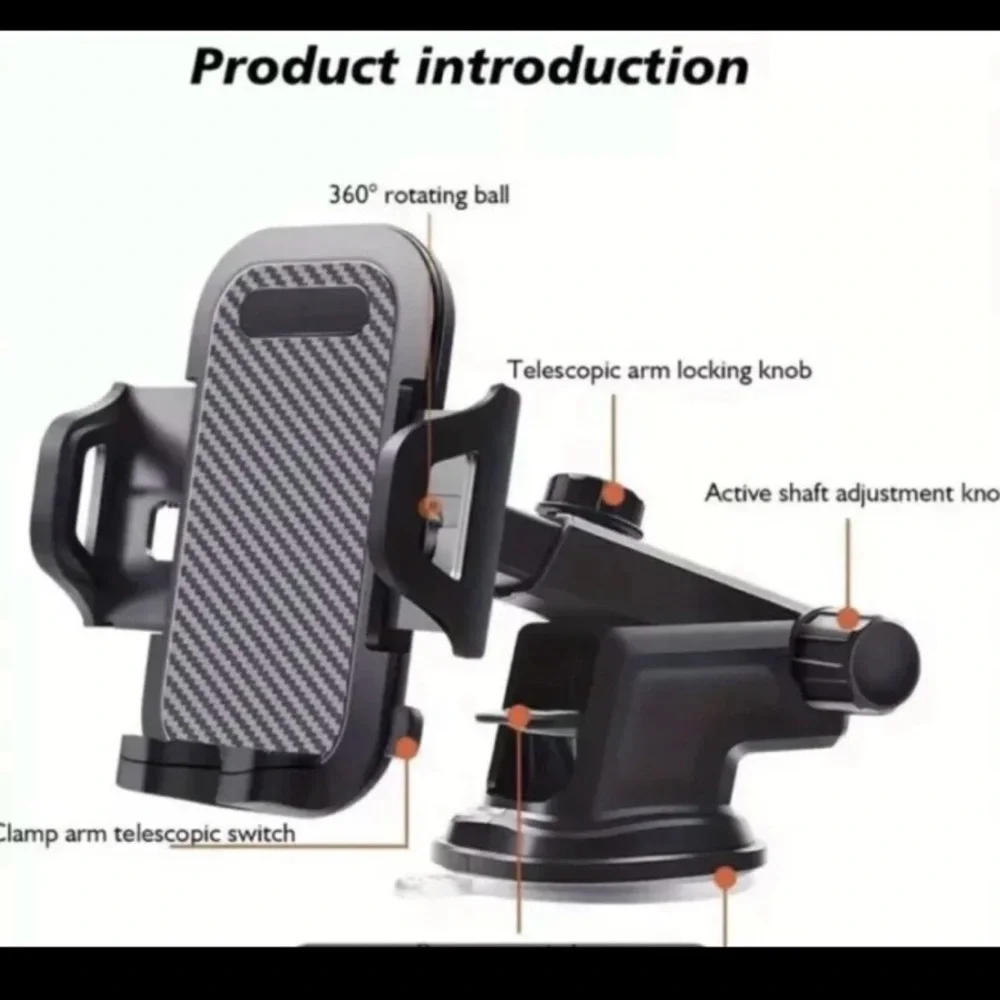 Universal Car Phone Mount Holder SH-3100 - 360° Rotation Windshield & Air Vent