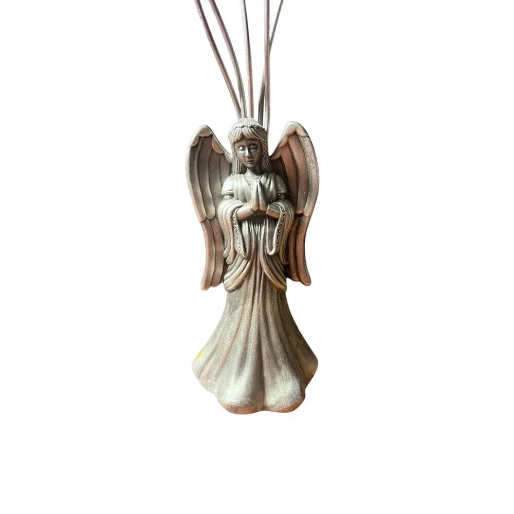 Vintage Pewter Angel Photo Holder – 10.5