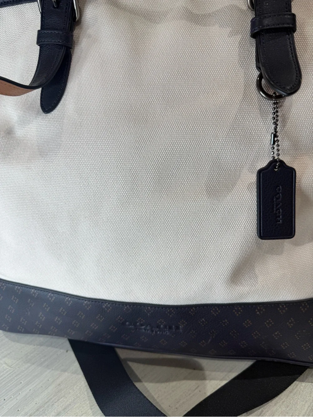 Coach duffel crafted