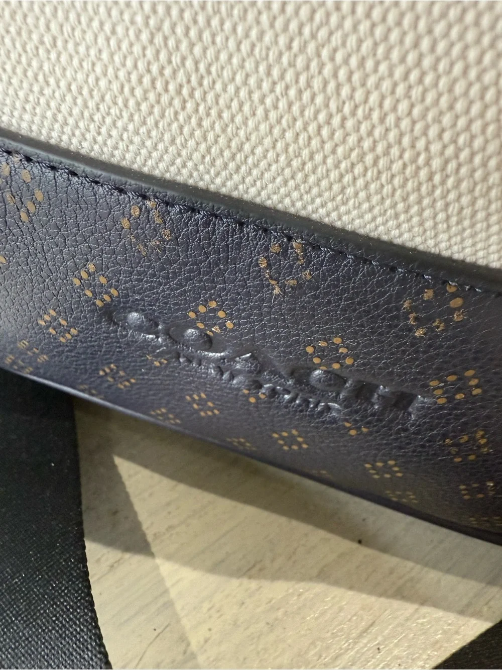 Coach duffel crafted