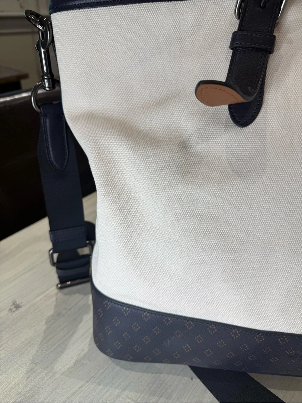 Coach duffel crafted