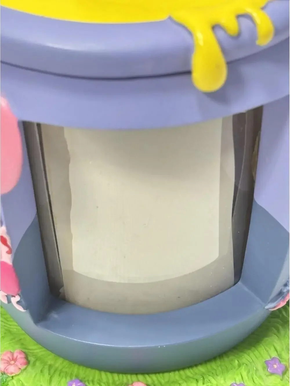Vintage Disney Store Winnie the Pooh Spinning Honey Pot Resin Picture Frame Rare