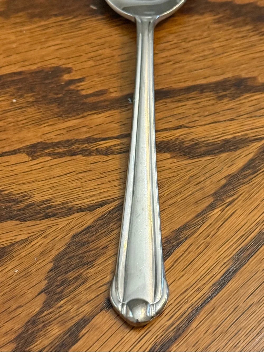 4 Mikasa CLASSICO SATIN Soup Spoons Stainless Steel Flatware 7 5/8”
