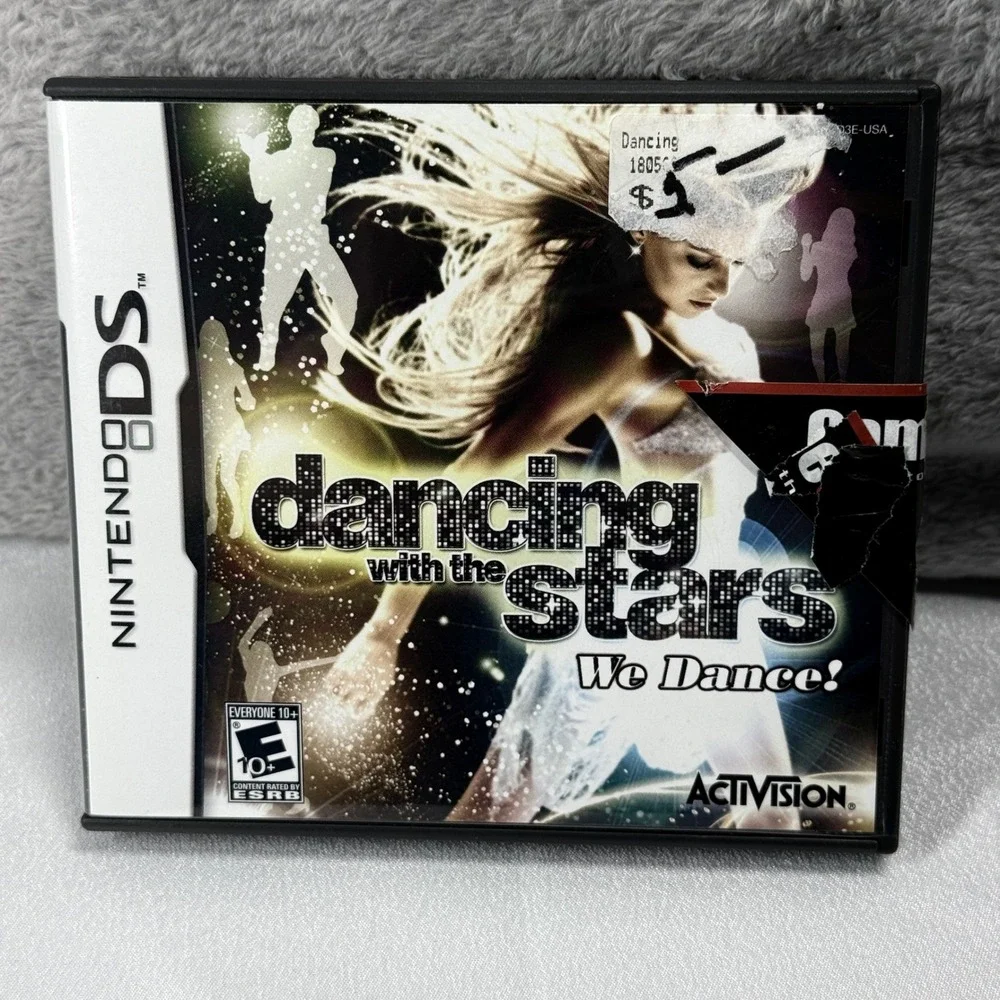 Activision Dancing with the Stars We Dance Nintendo DS Game Black Rhythm Music