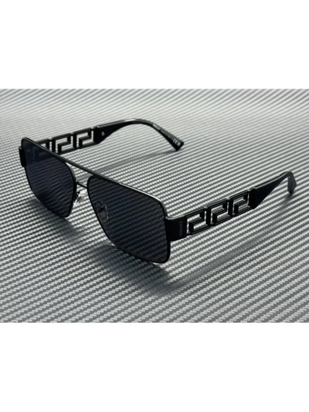 New Versace Men Matte Black Sunglasses 61-13-145