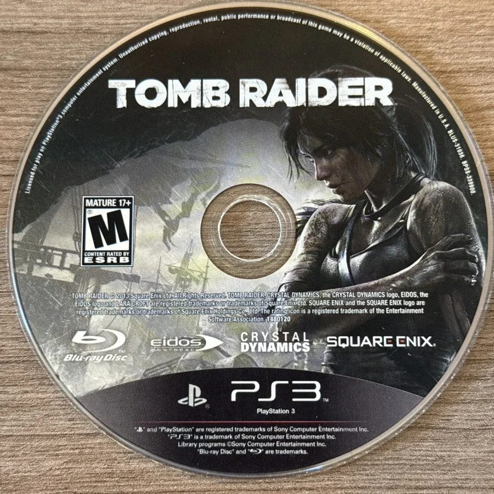 Tomb Raider (Sony PlayStation 3, PS3) Authentic Disc‎ Only Tested