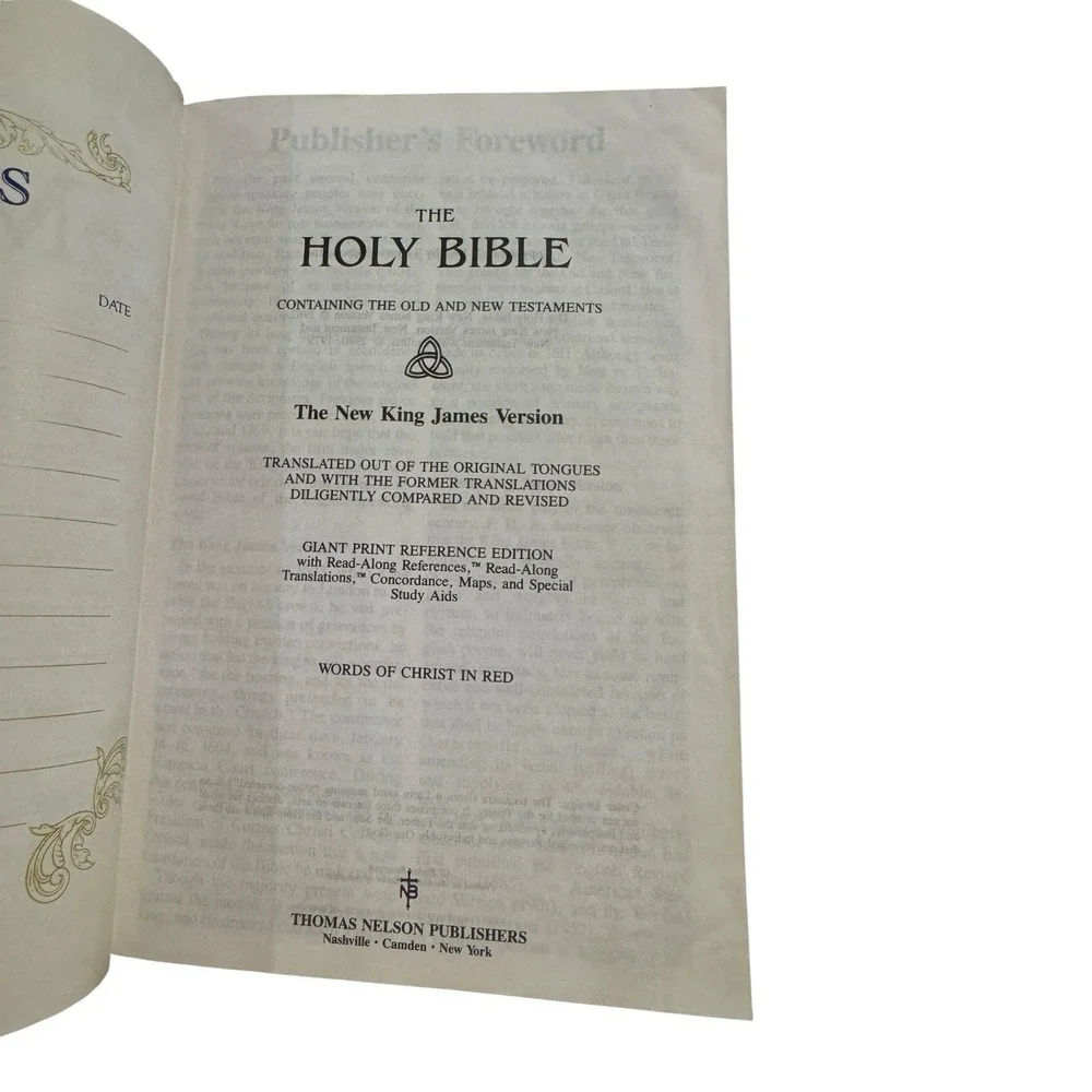N/A holy bible