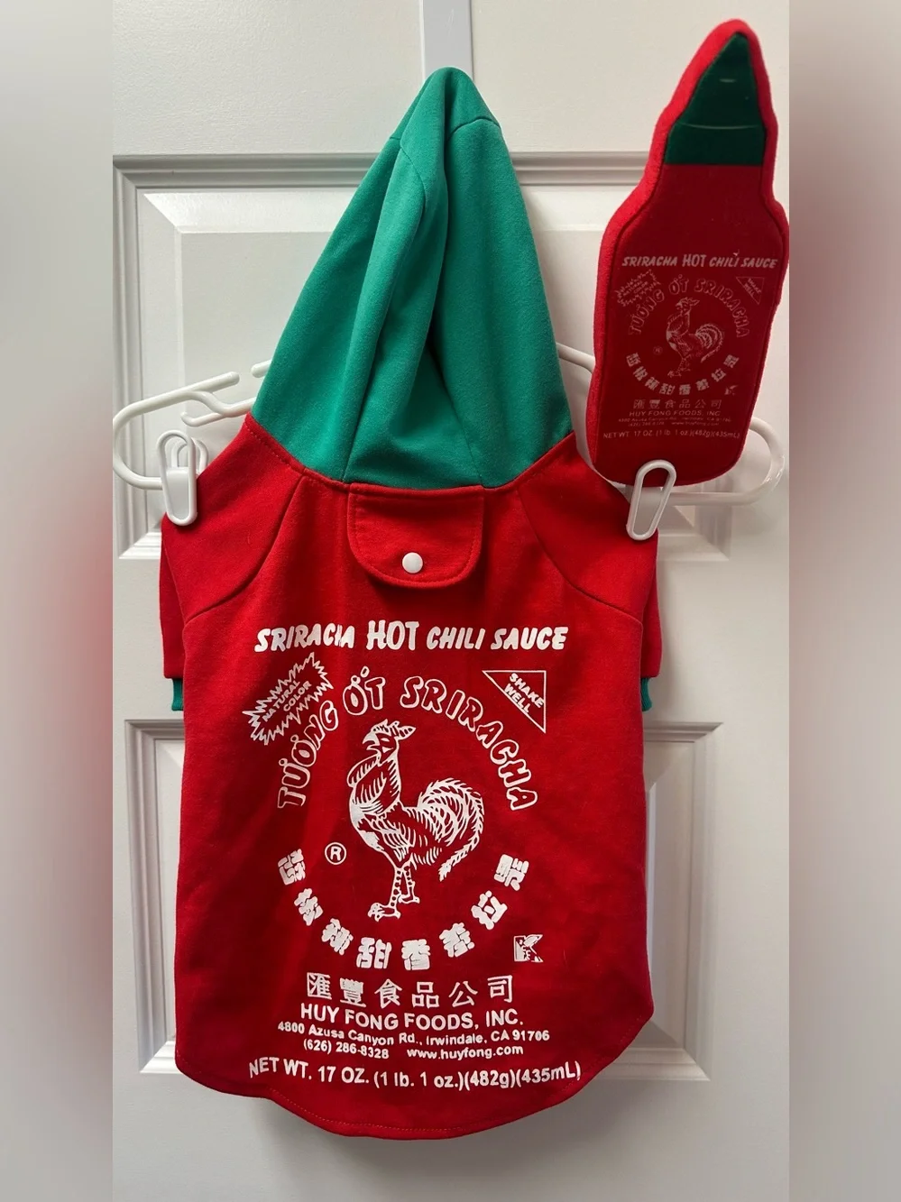 Pride Bites Sriracha Dog Hoodie and Toy