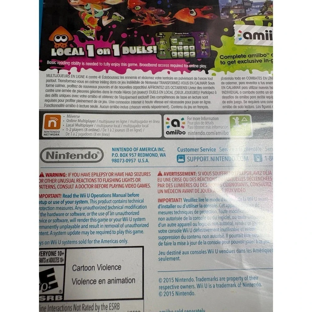 Nintendo splatoon third