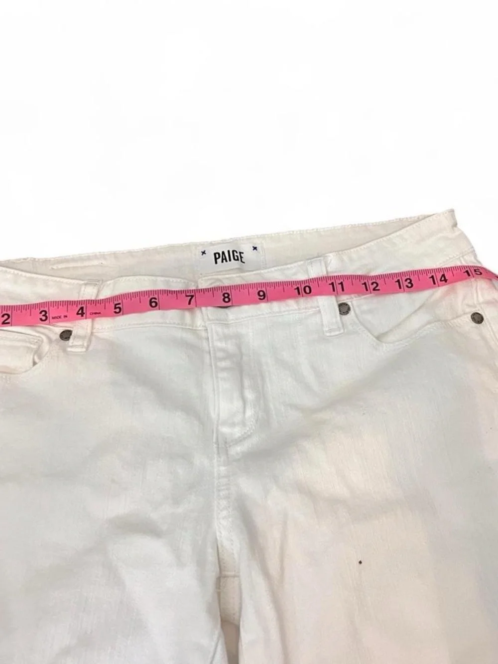PAIGE white denim