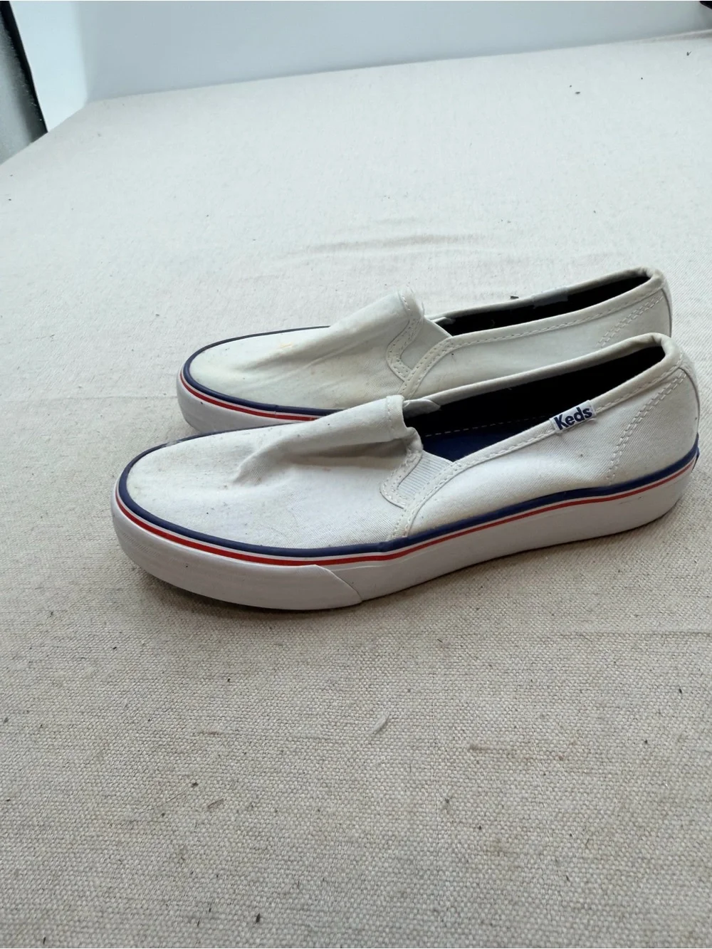 Keds white canvas