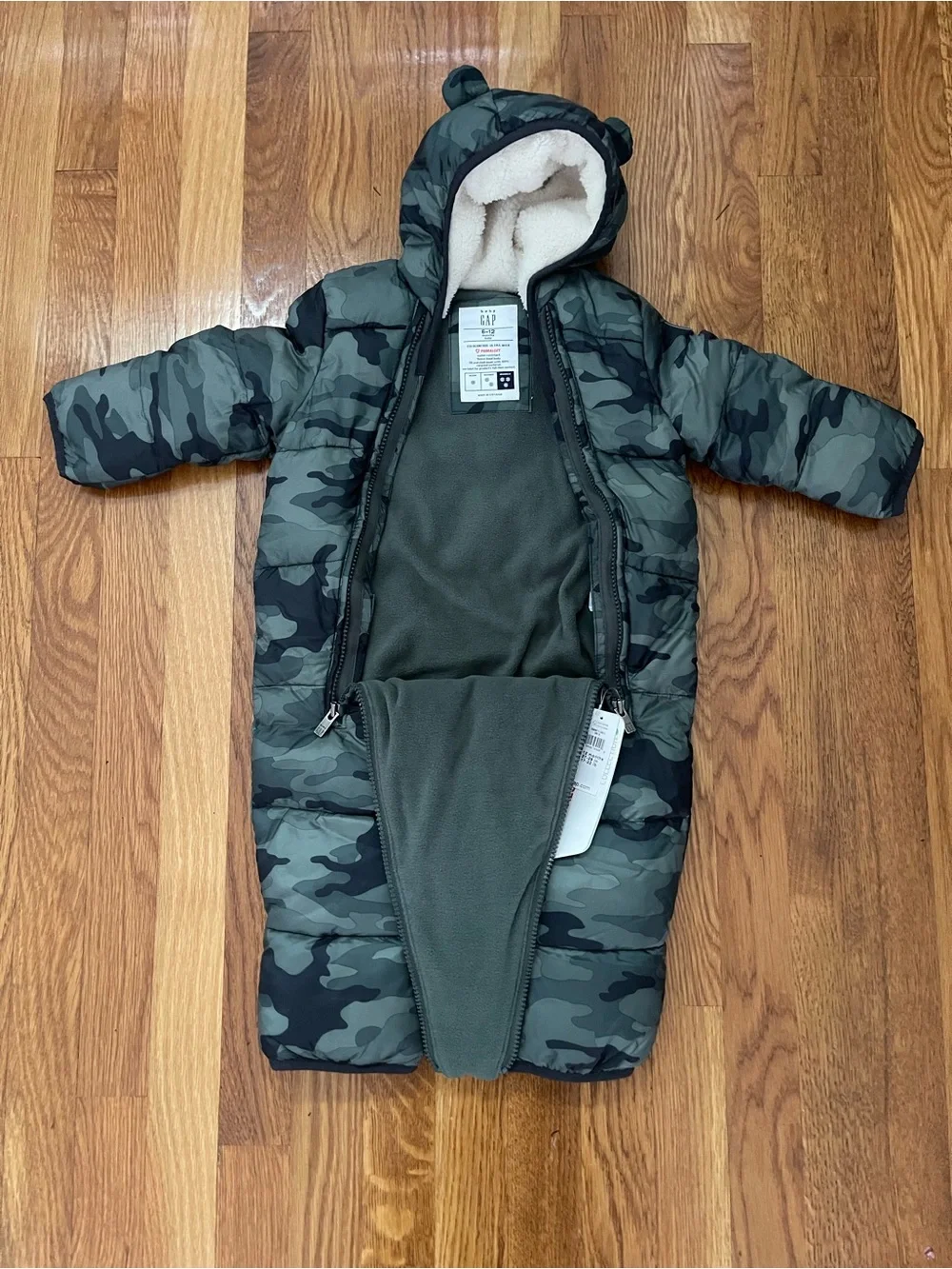 GAP puffy lined