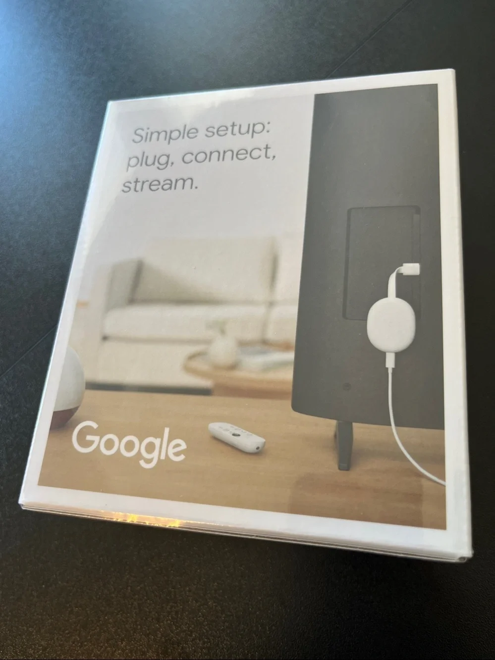 Google Chromecast with Google TV, New in Box. Original Seal. Model # GZRNL