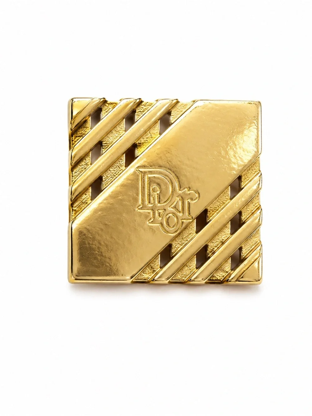 Dior gold tone