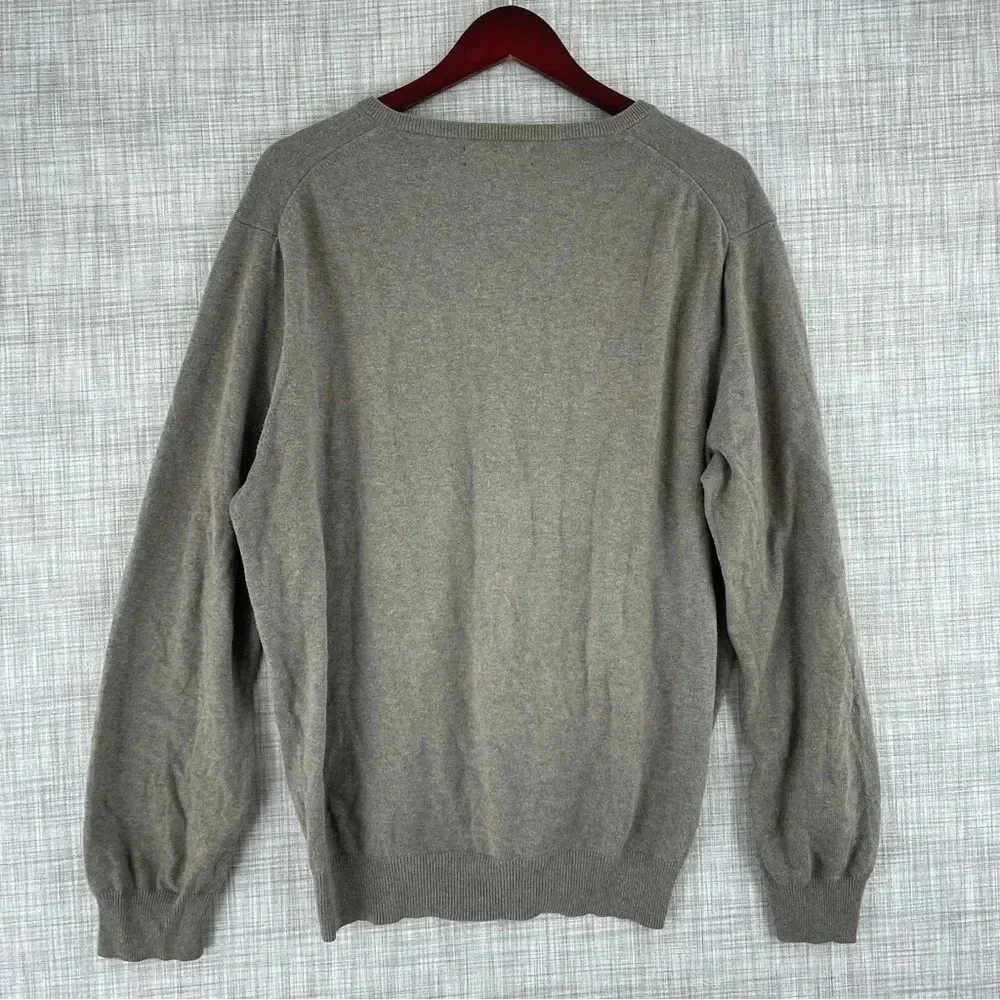 J. Crew v-neck sweater L cashmere blend long sleeve 2255