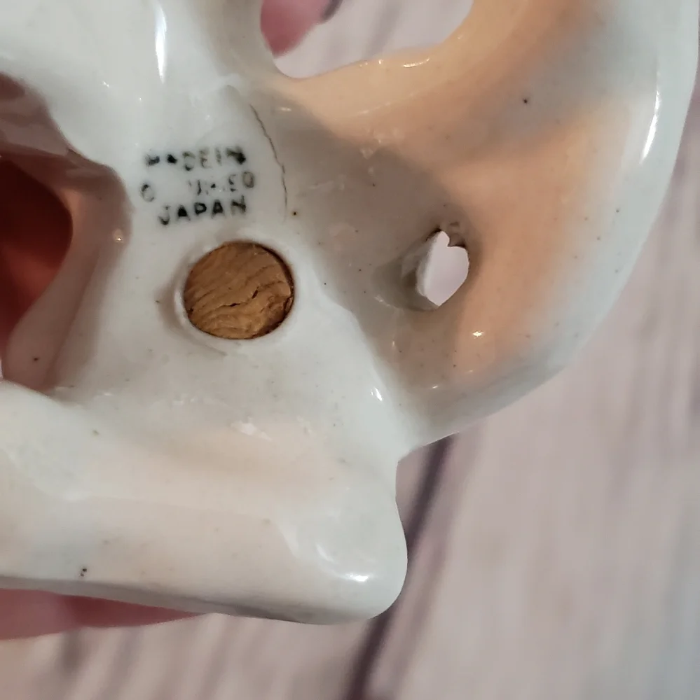 Vintage ceramic dog