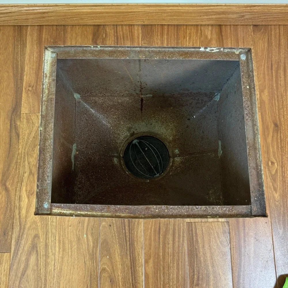 Authentic Hoosier Cabinet Flour bin & sifter bowl Salvage Works Needs Refinished