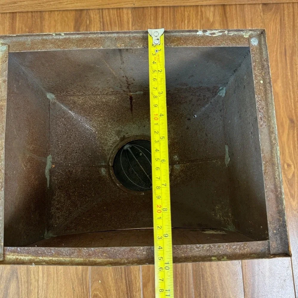 Authentic Hoosier Cabinet Flour bin & sifter bowl Salvage Works Needs Refinished
