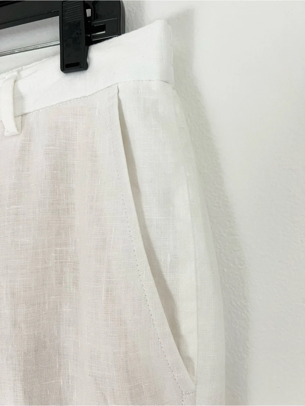 Zara white linen