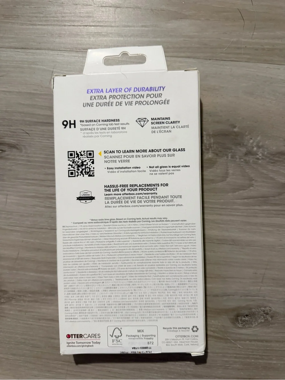 OtterBox amplify glass