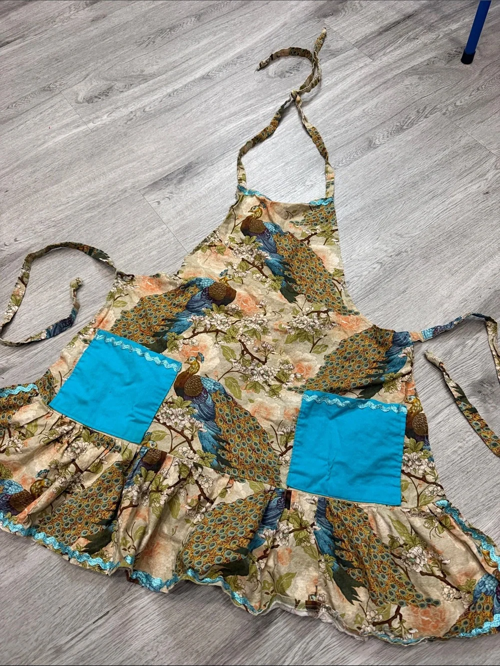 Handmade charming peacock