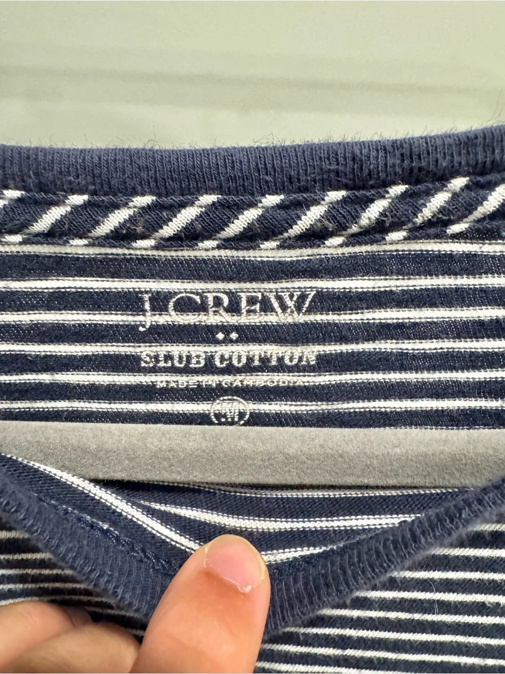 J. Crew pocket short stripes