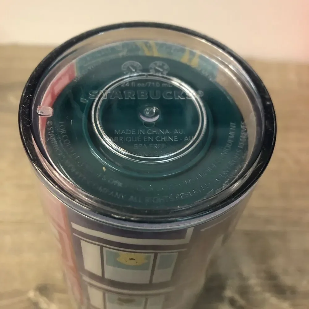 Starbucks San Francisco Painted Ladies Large 24‎ Oz Cold Cup Tumbler with Straw