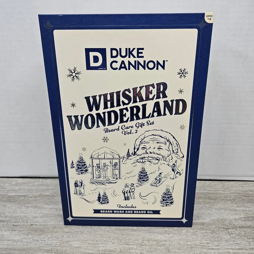 Duke Cannon Whisker Wonderland Beard Care‎ Gift Set Vol 2 Beard Wash Oil
