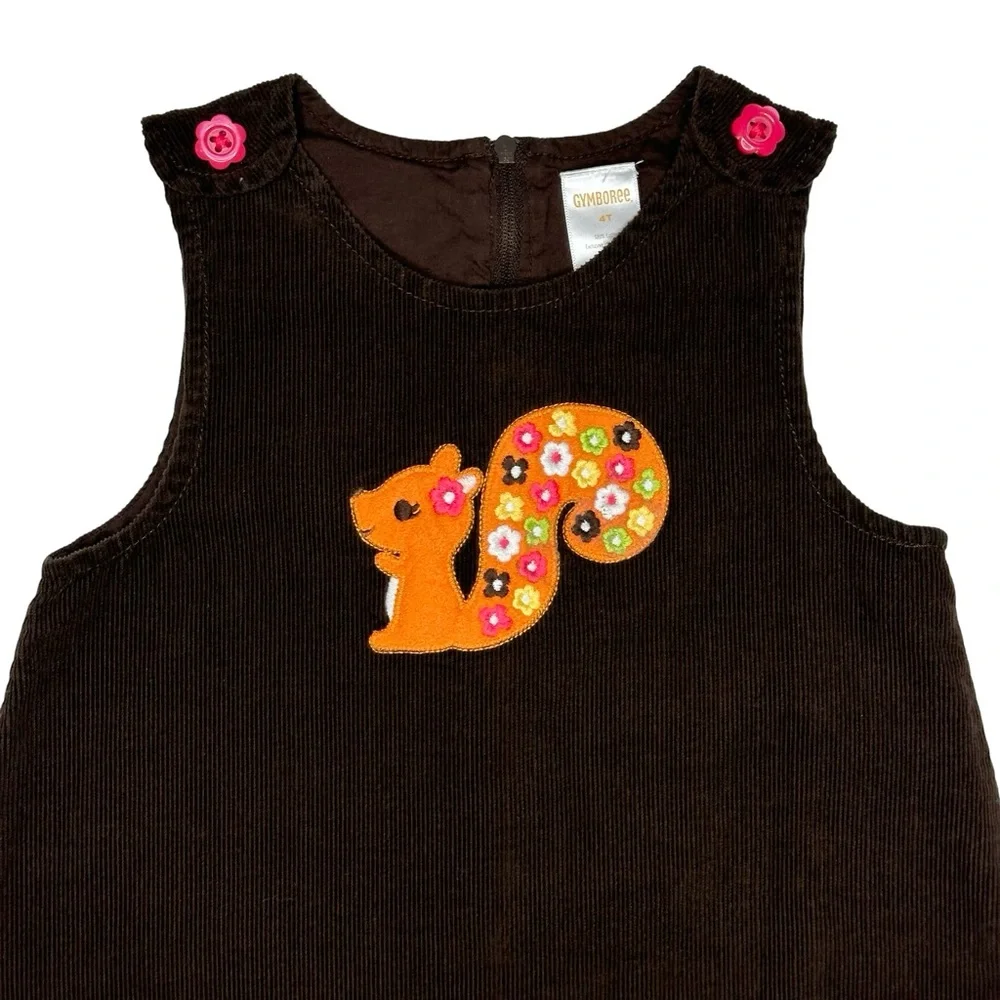 Gymboree flower squirrel
