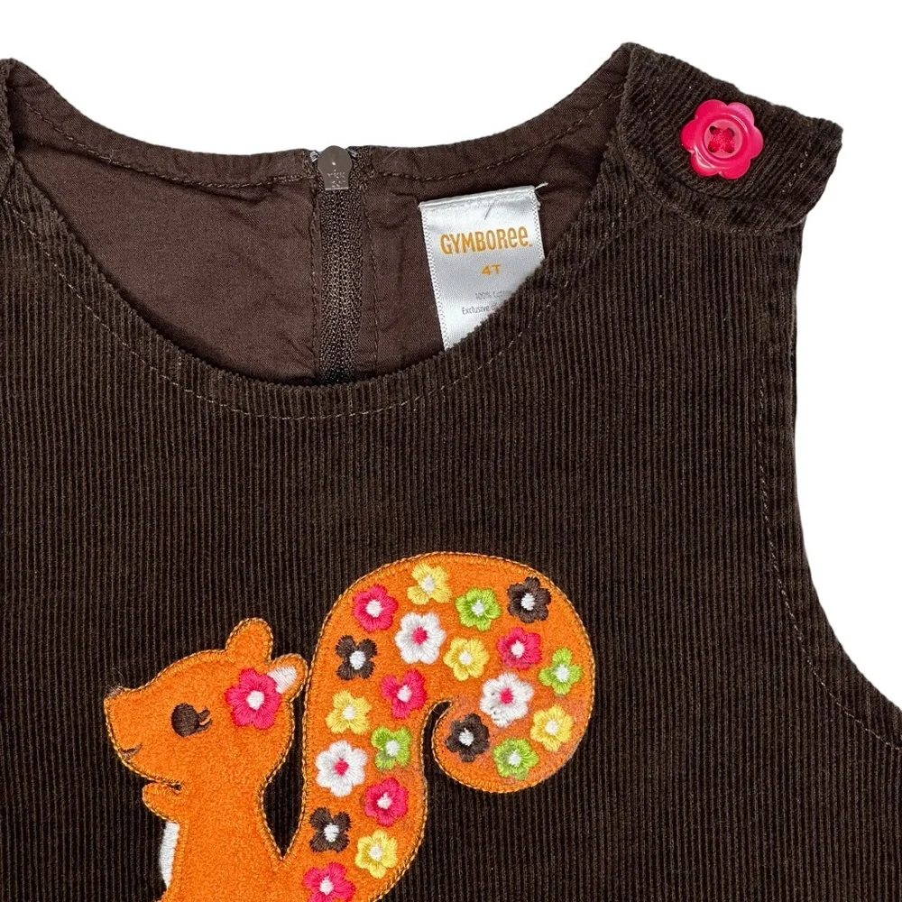 Gymboree flower squirrel