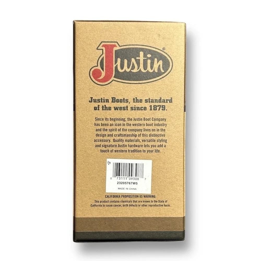 Justin Boots stay organized