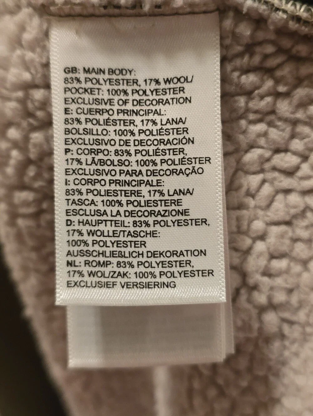 The North Face Men's Sherpa Patrol 1/4 Snap Fleece Pullover XL Taupe Gray Green