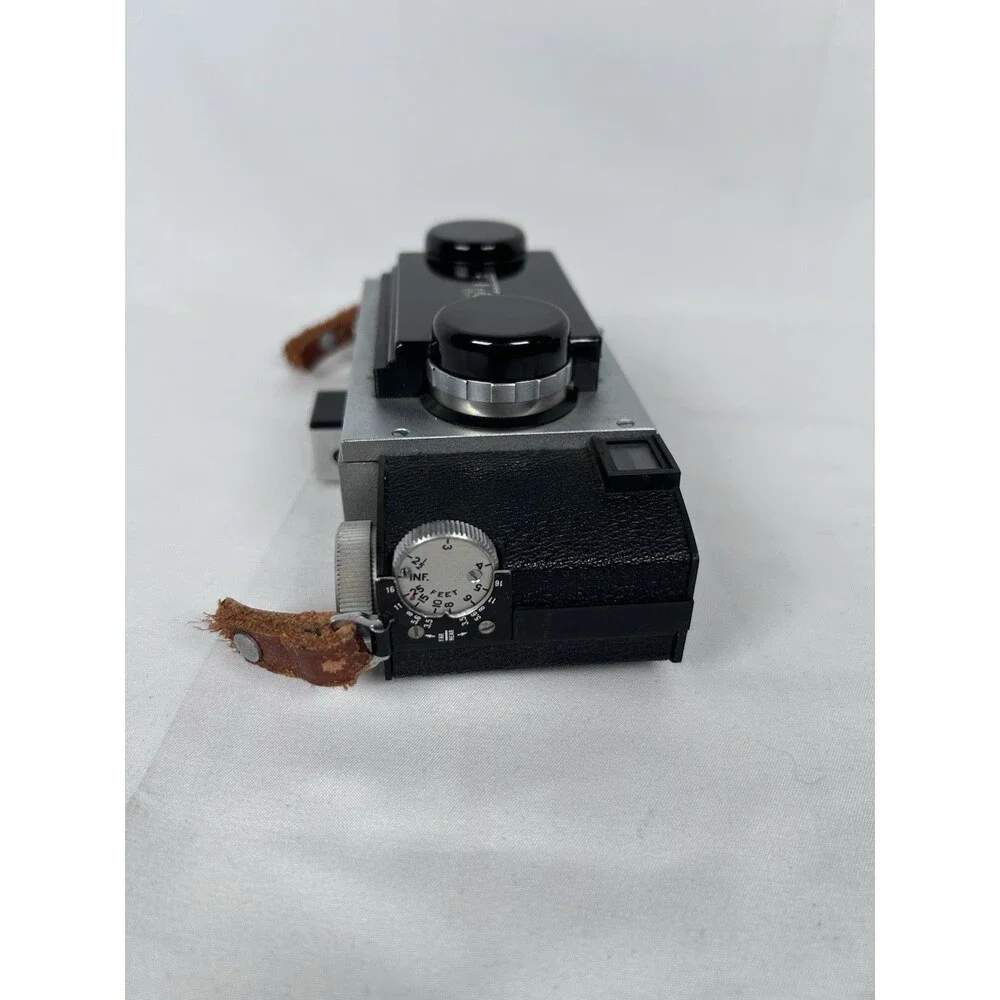 Vtg 50s Stereo Realist f/2.8 35mm 3D Camera  With Original Case Leather Display