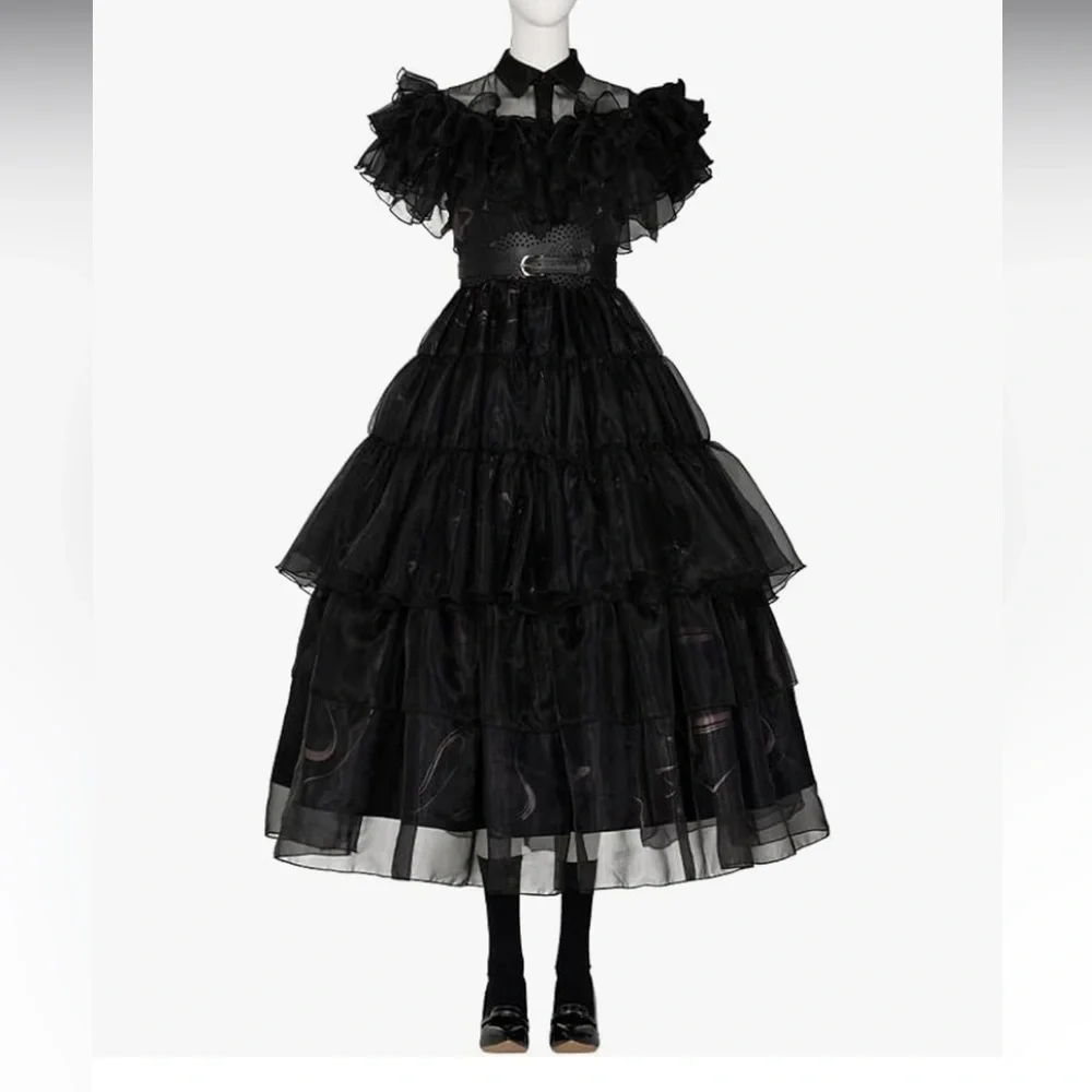 Wednesday Adams Prom Dress Halloween Costume Never Worn