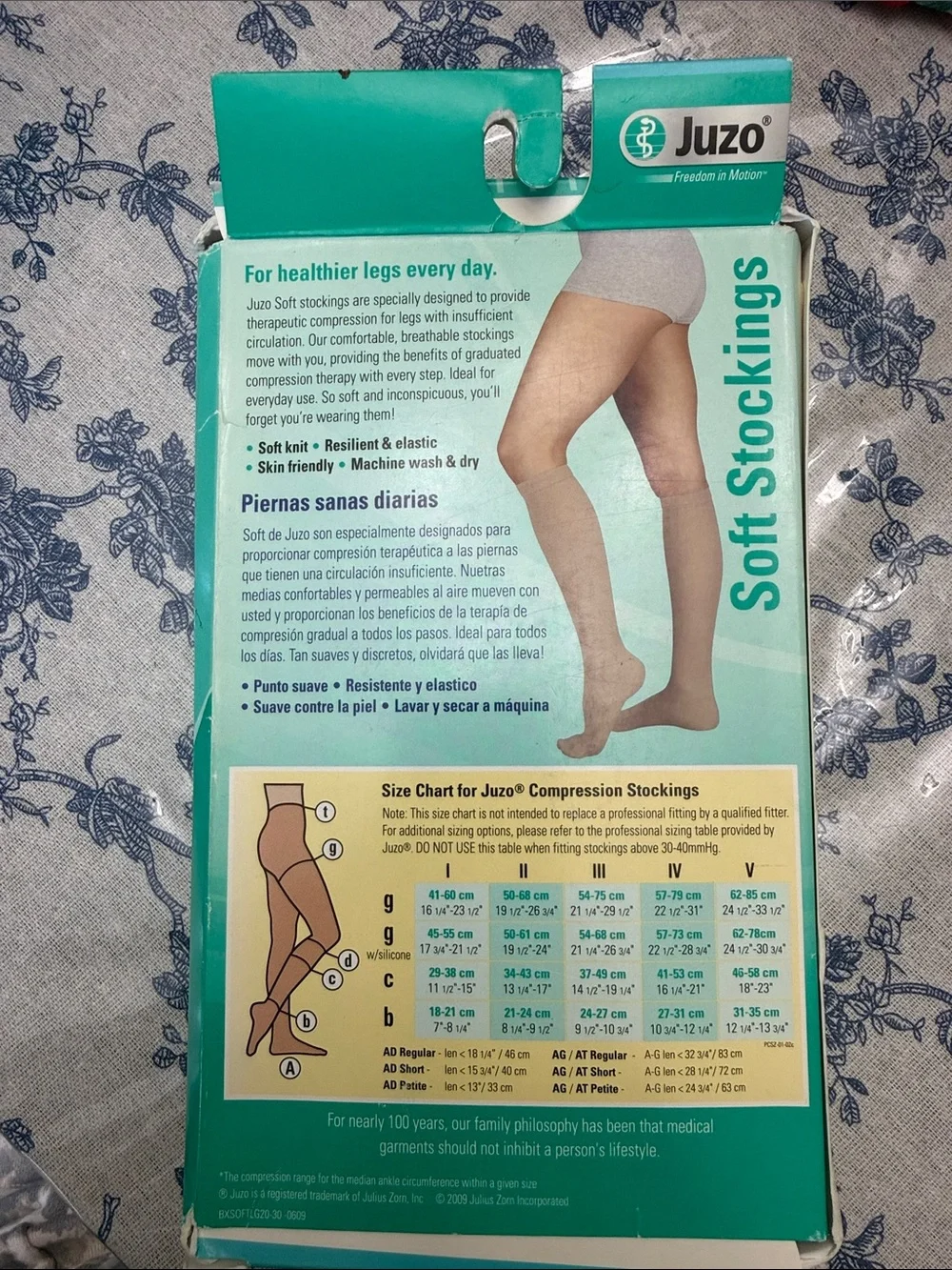 Juzo Soft Compression 20-30 Stockings for Women – Beige Size V Model 2001