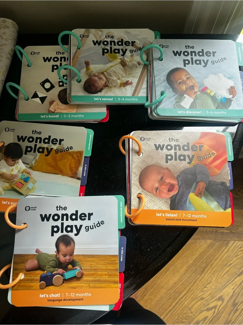 The Wonder Play Guide - Multi Colored Baby Activity Cards