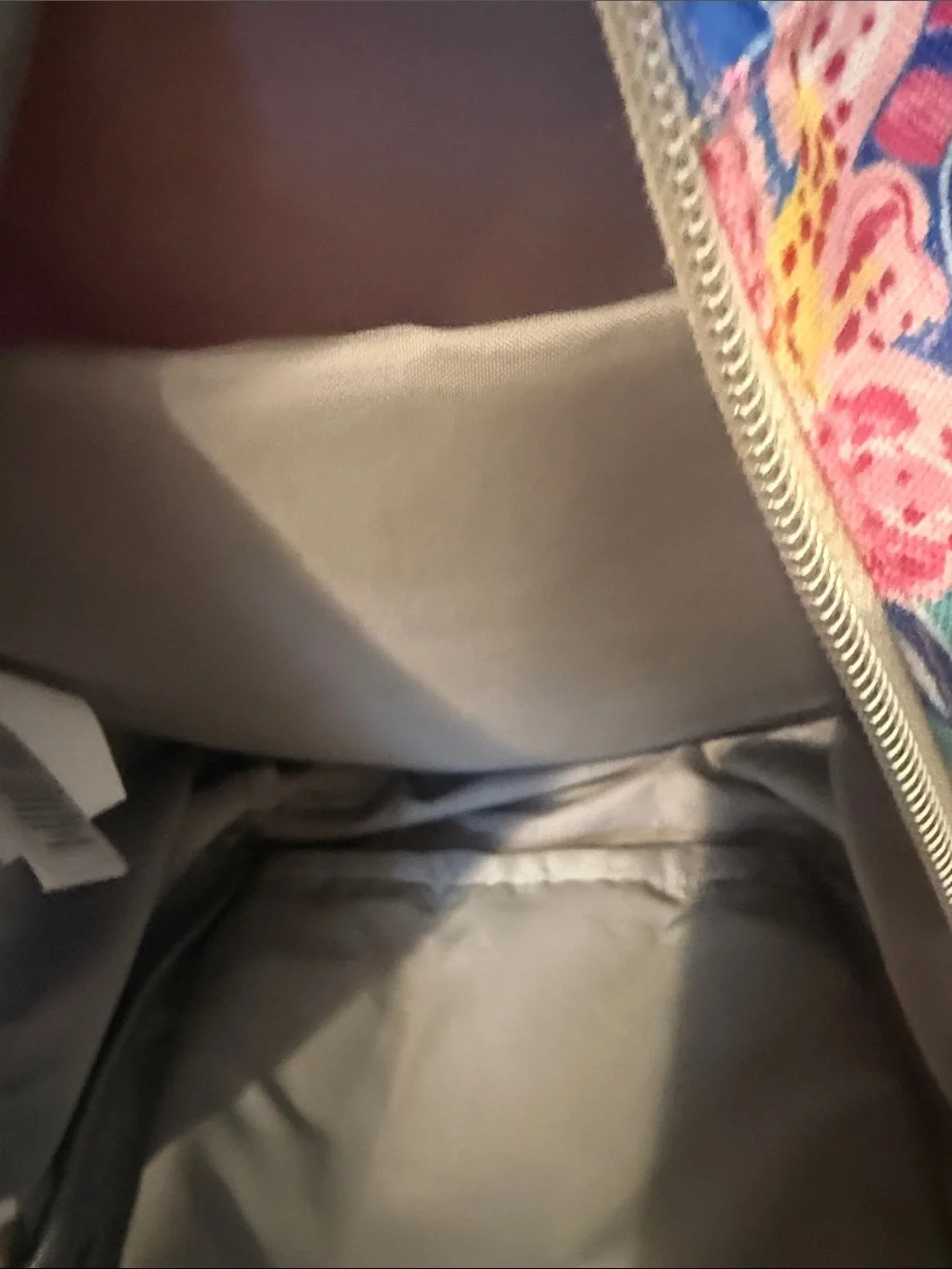 Lilly Pulitzer Floral Palm Print Backpack in Pink & Blue GUC