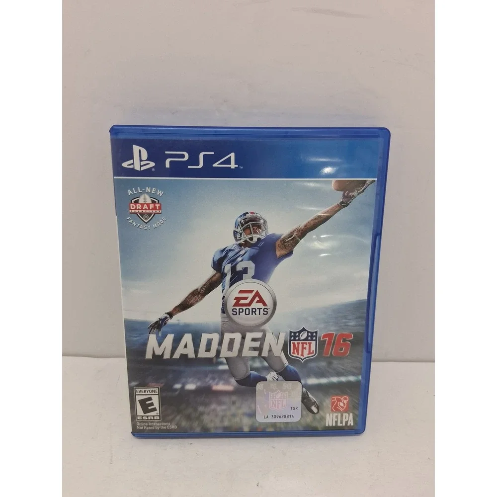 Madden NFL 16 Sony PlayStation 4 PS4 Football Video Game Odell Beckham Jr Cover