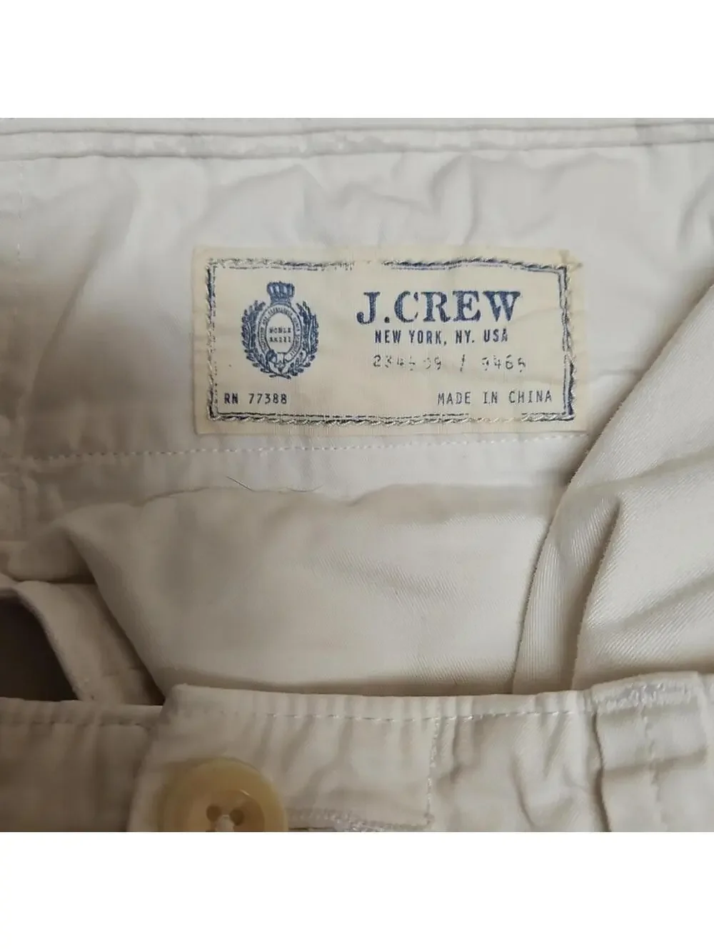J. Crew clean white