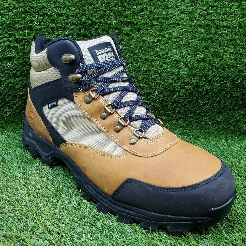Timberland PRO Keele Ridge SIZE 15 Men's Steel Toe Waterproof Boots Wheat